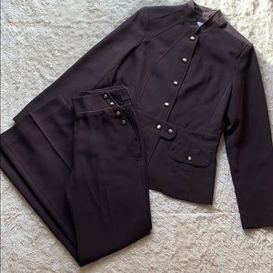 La Boutique Black Vintage Pantsuit